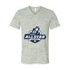 White Marble Unisex Jersey Short-Sleeve V-Neck T-Shirt Thumbnail