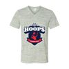 White Marble Unisex Jersey Short-Sleeve V-Neck T-Shirt Thumbnail