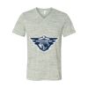 White Marble Unisex Jersey Short-Sleeve V-Neck T-Shirt Thumbnail