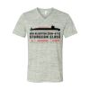 White Marble Unisex Jersey Short-Sleeve V-Neck T-Shirt Thumbnail