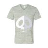 White Marble Unisex Jersey Short-Sleeve V-Neck T-Shirt Thumbnail