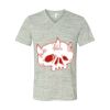 White Marble Unisex Jersey Short-Sleeve V-Neck T-Shirt Thumbnail