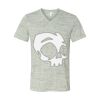 White Marble Unisex Jersey Short-Sleeve V-Neck T-Shirt Thumbnail