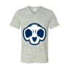 White Marble Unisex Jersey Short-Sleeve V-Neck T-Shirt Thumbnail