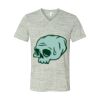 White Marble Unisex Jersey Short-Sleeve V-Neck T-Shirt Thumbnail