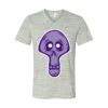 White Marble Unisex Jersey Short-Sleeve V-Neck T-Shirt Thumbnail