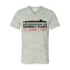 White Marble Unisex Jersey Short-Sleeve V-Neck T-Shirt Thumbnail