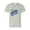 White Marble Unisex Jersey Short-Sleeve V-Neck T-Shirt Thumbnail
