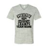 White Marble Unisex Jersey Short-Sleeve V-Neck T-Shirt Thumbnail