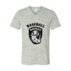 White Marble Unisex Jersey Short-Sleeve V-Neck T-Shirt Thumbnail