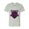 White Marble Unisex Jersey Short-Sleeve V-Neck T-Shirt Thumbnail