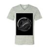 White Marble Unisex Jersey Short-Sleeve V-Neck T-Shirt Thumbnail