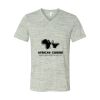 White Marble Unisex Jersey Short-Sleeve V-Neck T-Shirt Thumbnail