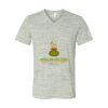 White Marble Unisex Jersey Short-Sleeve V-Neck T-Shirt Thumbnail