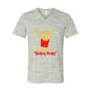 White Marble Unisex Jersey Short-Sleeve V-Neck T-Shirt Thumbnail