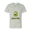 White Marble Unisex Jersey Short-Sleeve V-Neck T-Shirt Thumbnail