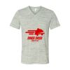 White Marble Unisex Jersey Short-Sleeve V-Neck T-Shirt Thumbnail