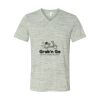 White Marble Unisex Jersey Short-Sleeve V-Neck T-Shirt Thumbnail