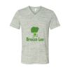 White Marble Unisex Jersey Short-Sleeve V-Neck T-Shirt Thumbnail