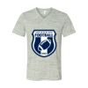 White Marble Unisex Jersey Short-Sleeve V-Neck T-Shirt Thumbnail