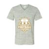 White Marble Unisex Jersey Short-Sleeve V-Neck T-Shirt Thumbnail