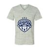 White Marble Unisex Jersey Short-Sleeve V-Neck T-Shirt Thumbnail