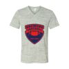 White Marble Unisex Jersey Short-Sleeve V-Neck T-Shirt Thumbnail