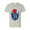 White Marble Unisex Jersey Short-Sleeve V-Neck T-Shirt Thumbnail