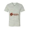 White Marble Unisex Jersey Short-Sleeve V-Neck T-Shirt Thumbnail