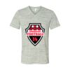 White Marble Unisex Jersey Short-Sleeve V-Neck T-Shirt Thumbnail