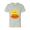 White Marble Unisex Jersey Short-Sleeve V-Neck T-Shirt Thumbnail