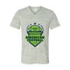 White Marble Unisex Jersey Short-Sleeve V-Neck T-Shirt Thumbnail