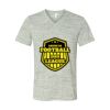 White Marble Unisex Jersey Short-Sleeve V-Neck T-Shirt Thumbnail