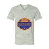 White Marble Unisex Jersey Short-Sleeve V-Neck T-Shirt Thumbnail