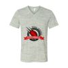 White Marble Unisex Jersey Short-Sleeve V-Neck T-Shirt Thumbnail