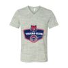 White Marble Unisex Jersey Short-Sleeve V-Neck T-Shirt Thumbnail