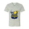 White Marble Unisex Jersey Short-Sleeve V-Neck T-Shirt Thumbnail