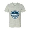 White Marble Unisex Jersey Short-Sleeve V-Neck T-Shirt Thumbnail