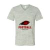 White Marble Unisex Jersey Short-Sleeve V-Neck T-Shirt Thumbnail