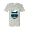 White Marble Unisex Jersey Short-Sleeve V-Neck T-Shirt Thumbnail