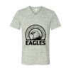 White Marble Unisex Jersey Short-Sleeve V-Neck T-Shirt Thumbnail