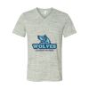 White Marble Unisex Jersey Short-Sleeve V-Neck T-Shirt Thumbnail