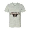 White Marble Unisex Jersey Short-Sleeve V-Neck T-Shirt Thumbnail