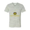 White Marble Unisex Jersey Short-Sleeve V-Neck T-Shirt Thumbnail