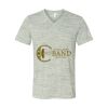 White Marble Unisex Jersey Short-Sleeve V-Neck T-Shirt Thumbnail