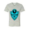 White Marble Unisex Jersey Short-Sleeve V-Neck T-Shirt Thumbnail