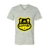 White Marble Unisex Jersey Short-Sleeve V-Neck T-Shirt Thumbnail