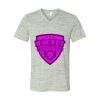 White Marble Unisex Jersey Short-Sleeve V-Neck T-Shirt Thumbnail