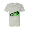 White Marble Unisex Jersey Short-Sleeve V-Neck T-Shirt Thumbnail