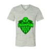 White Marble Unisex Jersey Short-Sleeve V-Neck T-Shirt Thumbnail